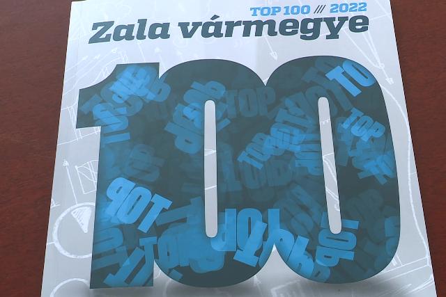 Zala vrmegye gazdasga a TOP 100 kiadvnyban