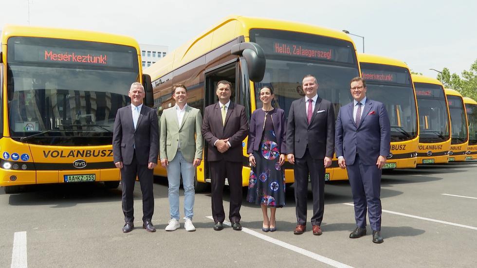 Elektromos autóbuszok érkeztek Zalaegerszegre Elektromos autóbuszok érkeztek Zalaegerszegre
