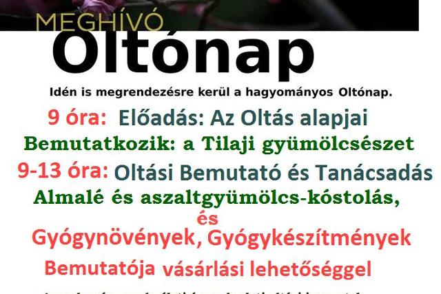 Oltási bemutató Zalaszentgróton Oltási bemutató Zalaszentgróton