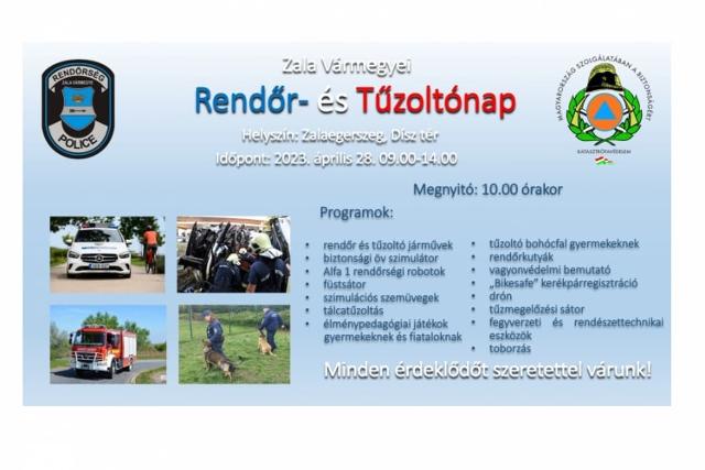 Rend�r- �s t�zolt�nap Zalaegerszegen
