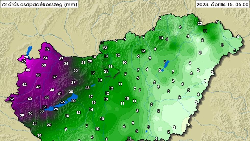 A havi csapadksszeg duplja hullott Sopron trsgben 