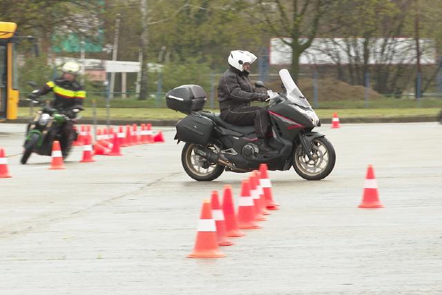 Motoros vezetstechnikai trninget tartottak Zalaegerszegen