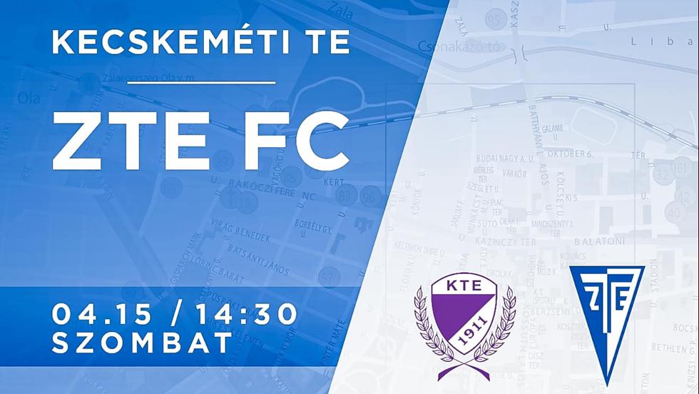 Nehéz mérkőzés vár Kecskeméten a ZTE FC-re Nehéz mérkőzés vár Kecskeméten a ZTE FC-re