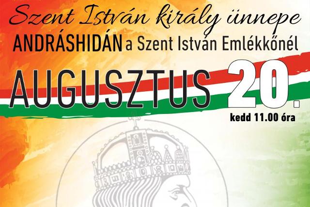 Szent István király ünnepe Andráshidán Szent István király ünnepe Andráshidán