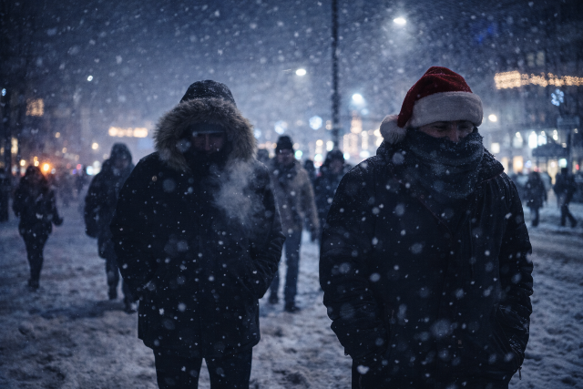 Kar�csony m�snapja �s a h�tv�ge napos lesz, de azt�n t�bb hull�mban �rkezik a fagyos hideg
