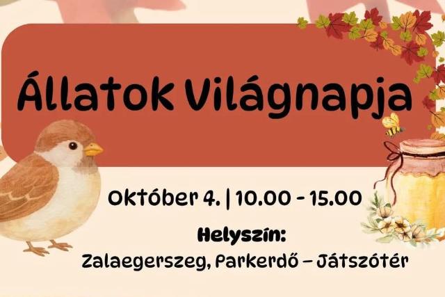 �llatok vil�gnapja a zalaegerszegi Parkerd�ben