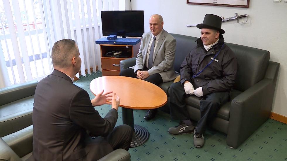 Kéményseprő hozta a szerencsét idén is Zalaegerszegnek Kéményseprő hozta a szerencsét idén is Zalaegerszegnek