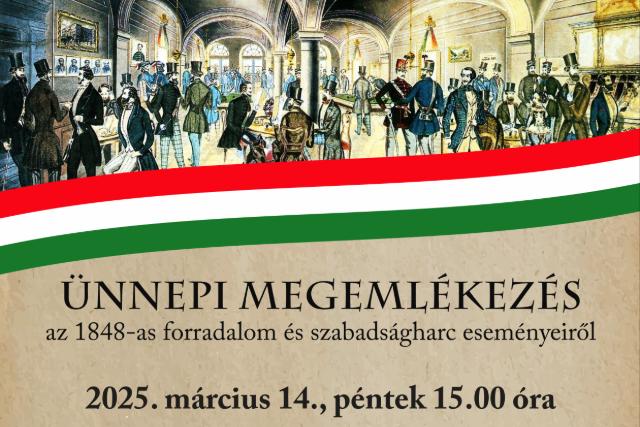 Andráshidán is megemlékeznek az 1848–49-es forradalom és szabadságharcról Andráshidán is megemlékeznek az 1848–49-es forradalom és szabadságharcról