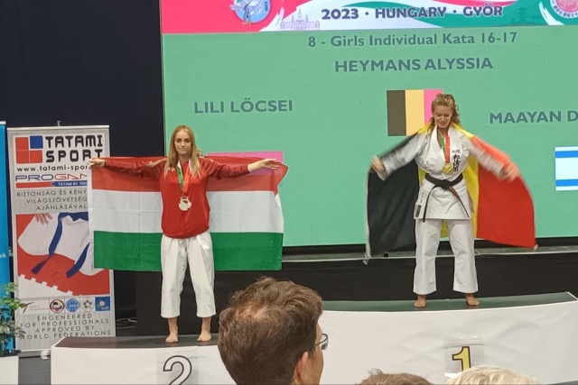 Egyéniben ezüstérmet, csapatban bronzérmet szerzett Lőcsei Fanni Lili Győrben Egyéniben ezüstérmet, csapatban bronzérmet szerzett Lőcsei Fanni Lili Győrben