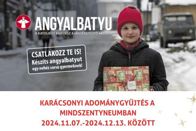 Karcsonyi adomnygyjts a Mindszentyneumban