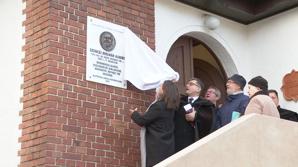 Szenczi Molnár Albert emléke előtt tisztelegtek Szenczi Molnár Albert emléke előtt tisztelegtek