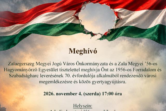 V�rosi megeml�kez�s lesz Zalaegerszegen, mutatjuk a k�zleked�si v�ltoz�sokat
