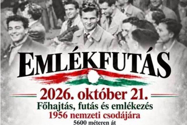 5600 m�teres eml�kfut�ssal tisztelegnek 1956 h�sei el�tt Zalaegerszegen