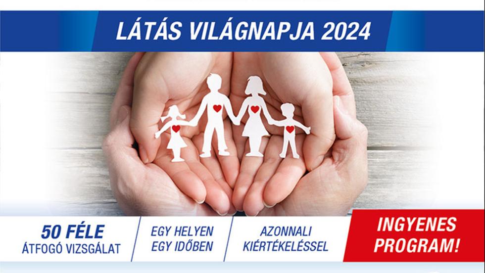 A látás világnapja – ingyenes szűrővizsgálat Zalaegerszegen A látás világnapja – ingyenes szűrővizsgálat Zalaegerszegen