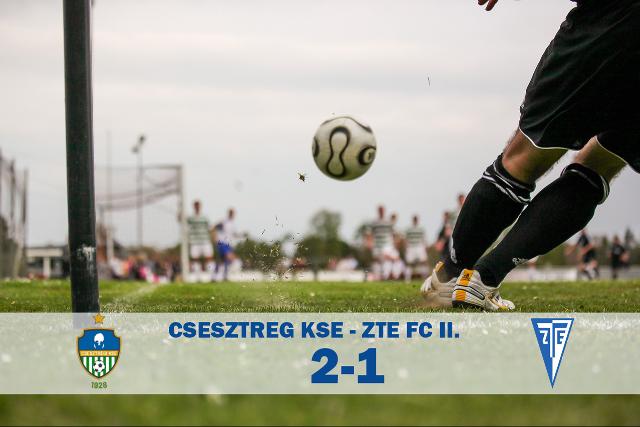Elvesztette veretlenségét a ZTE FC II Elvesztette veretlenségét a ZTE FC II