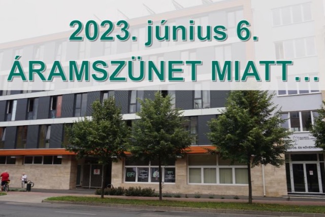 Áramszünet lesz a Zala Vármegyei Szent Rafael Kórházban Áramszünet lesz a Zala Vármegyei Szent Rafael Kórházban