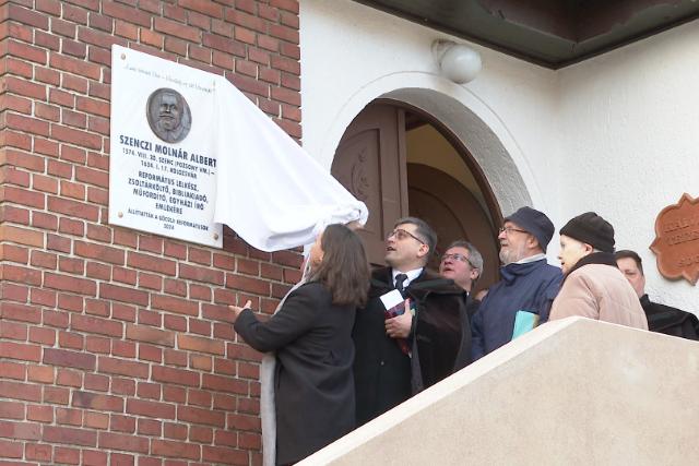 Szenczi Molnár Albert emléke előtt tisztelegtek Szenczi Molnár Albert emléke előtt tisztelegtek