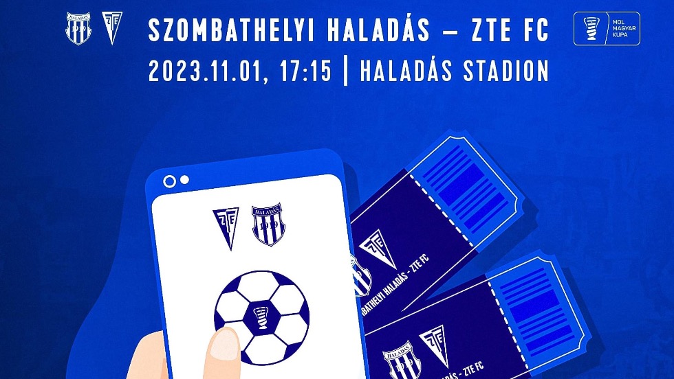 Előzetes jegyinformációk a Szombathelyi Haladás elleni Magyar Kupa mérkőzésről Előzetes jegyinformációk a Szombathelyi Haladás elleni Magyar Kupa mérkőzésről