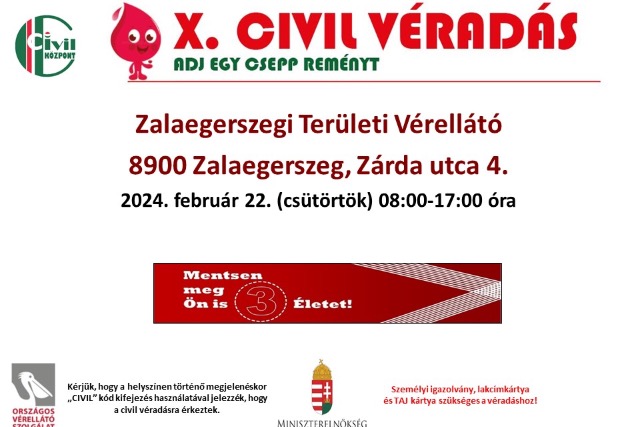 X. Civil Vrads Zalaegerszegen 