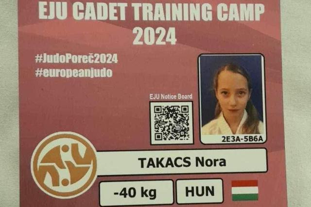 Takács Nóra kijutott az ifjúsági Európa-bajnokságra Takács Nóra kijutott az ifjúsági Európa-bajnokságra