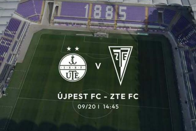 Szeptember 20-�n d�lut�n rendezik az �jpest-ZTE FC m�rk�z�st