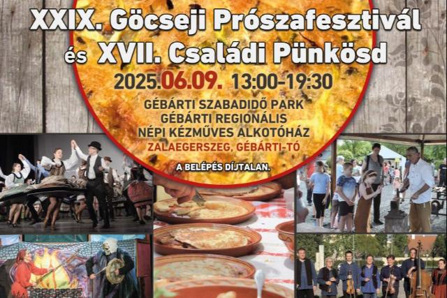 XXIX. Göcseji Prószafesztivál és XVII. Családi Pünkösd XXIX. Göcseji Prószafesztivál és XVII. Családi Pünkösd