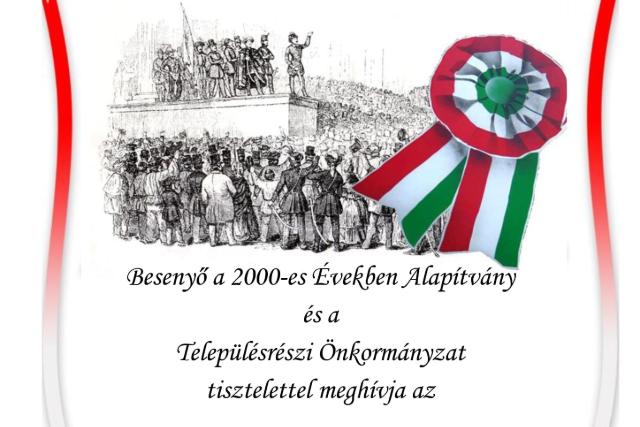 Ünnepi megemlékezés a forradalom évfordulóján Ünnepi megemlékezés a forradalom évfordulóján
