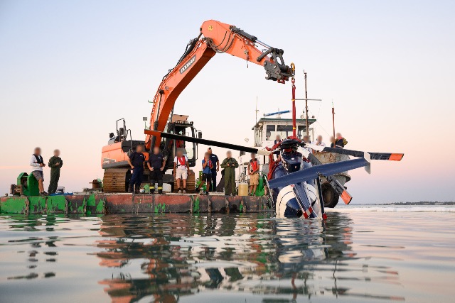 Egyelre ismeretlen a Balatonba zuhant rendrsgi helikopter lgibalesetnek oka 