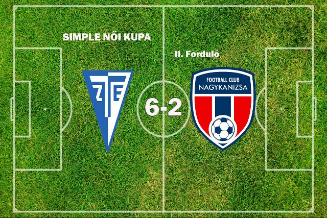 Vármegyei rangadót nyert a Magyar Kupában a ZTE FC női csapata Vármegyei rangadót nyert a Magyar Kupában a ZTE FC női csapata