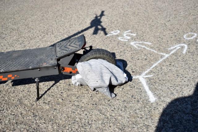 Pul�vere miatt szenvedett balesetet, r�ad�sul ittas volt a letenyei rolleres