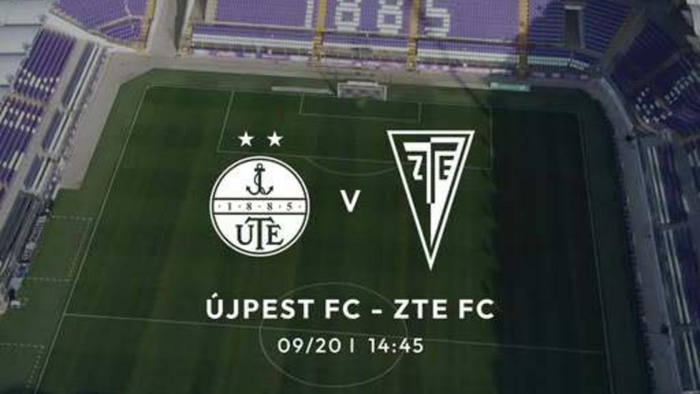 Szeptember 20-án délután rendezik az Újpest-ZTE FC mérkőzést
Szeptember 20-án délután rendezik az Újpest-ZTE FC mérkőzést