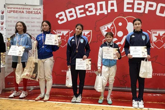 Bronzremmel zrtak a zalaegerszegi vvk az U14-es Eurpai Krverseny belgrdi llomsn
