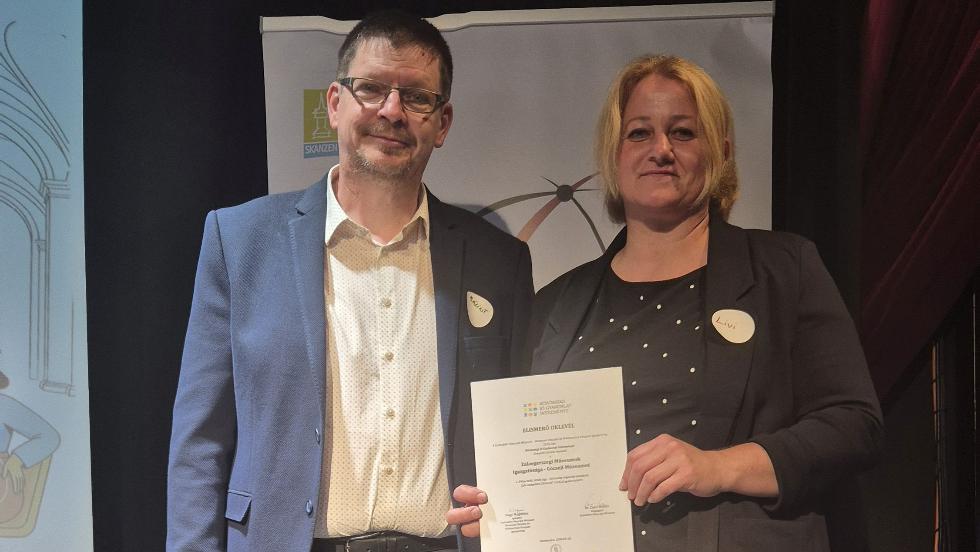 K�z�ss�gi J� Gyakorlat Int�zm�nye – Elismer�st kapott a G�cseji M�zeum