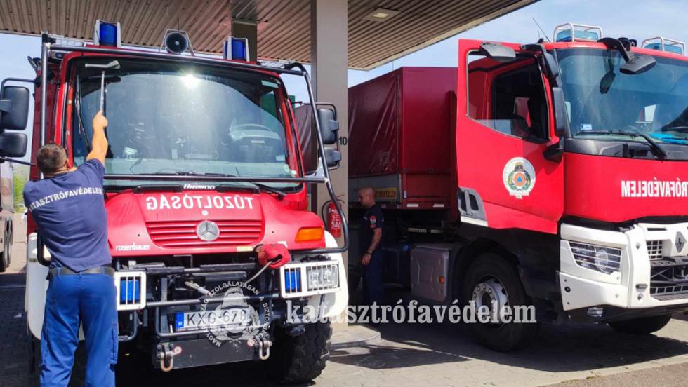 Zalai tűzoltó is segít Észak-Macedóniában Zalai tűzoltó is segít Észak-Macedóniában