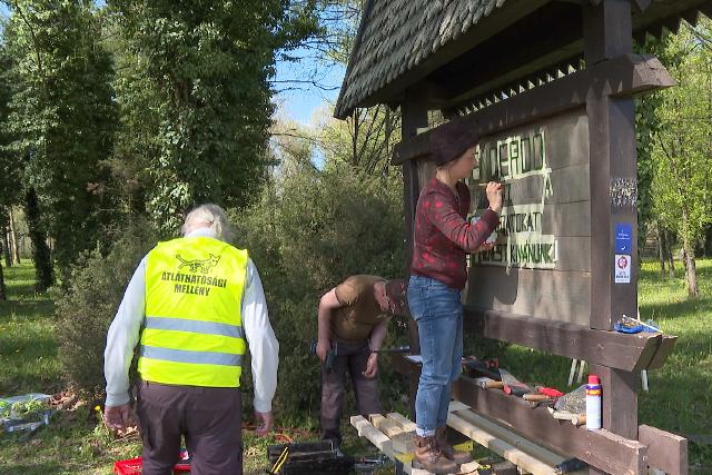 K�rnyezetsz�p�t� akci�t szervezett a Magyar K�tfark� Kutya P�rt 