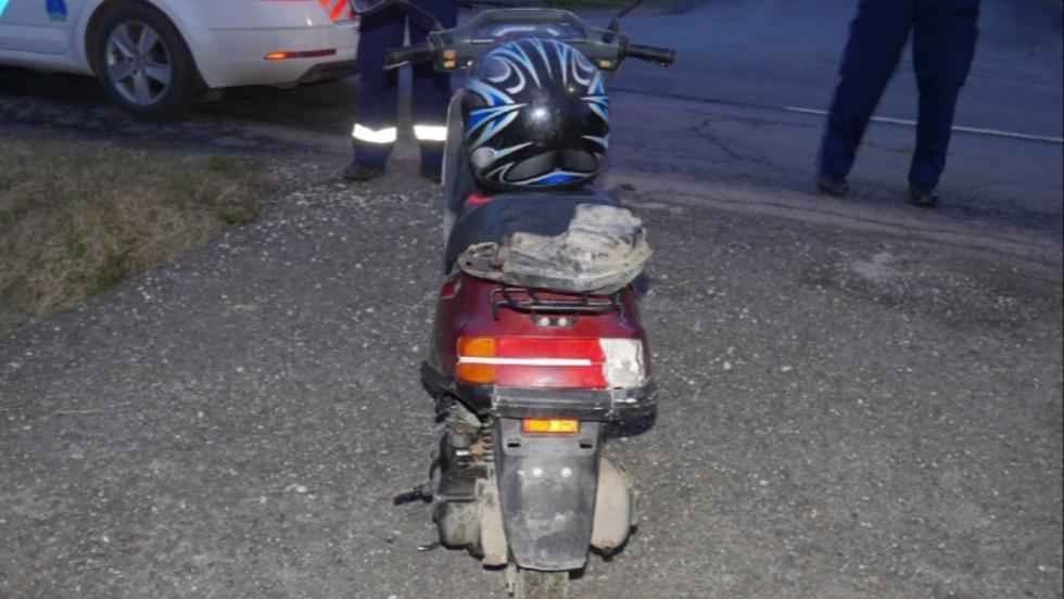 Motorral menekült a rendőrök elől egy 15 éves fiatal Zalában Motorral menekült a rendőrök elől egy 15 éves fiatal Zalában