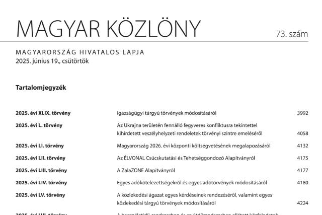 A tavaszi adcsomag vltozsai
