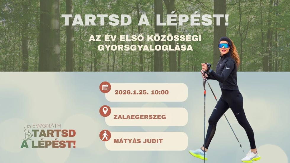 Tartsd a lépést! – Országos közösségi séta
Tartsd a lépést! – Országos közösségi séta