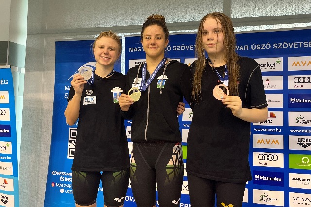 MVM Ifjúsági Országos Úszó Bajnokság – magyar bajnoki címmel és érmes helyezésekkel