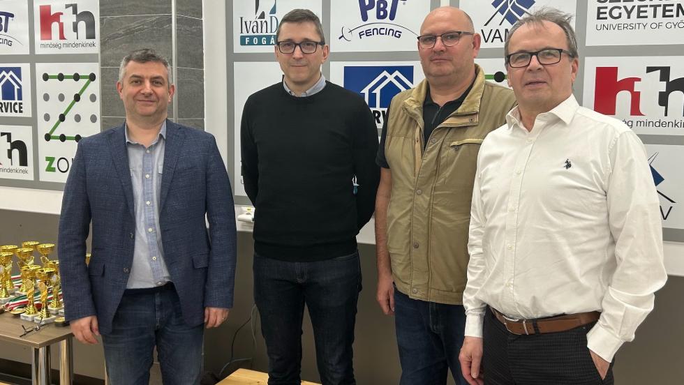 Szakmai egyeztets: Imre Gza is elltogatott a Magyar Kupa forduljra