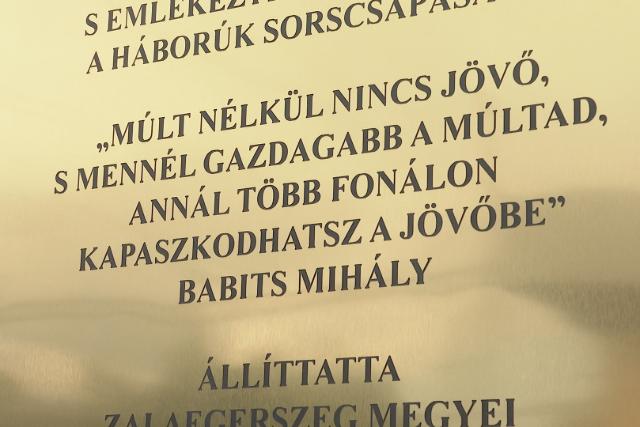 Mement a hbork sorscsapsaira emlkeztetve