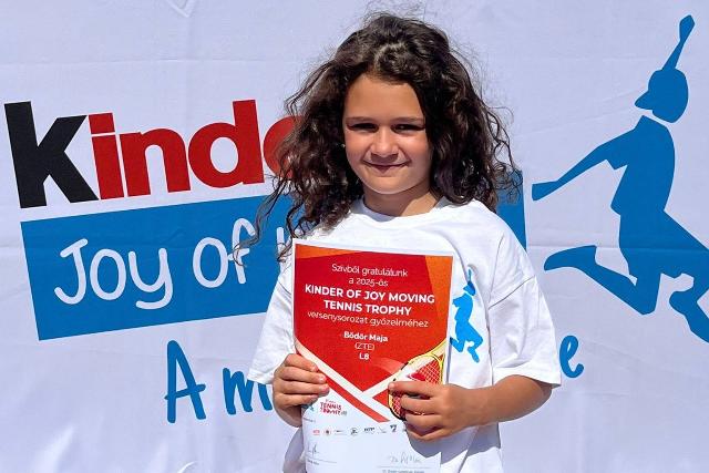 Bödör Maja veretlenül lett országos bajnok a Kinder Tennis Trophy sorozatban
Bödör Maja veretlenül lett országos bajnok a Kinder Tennis Trophy sorozatban