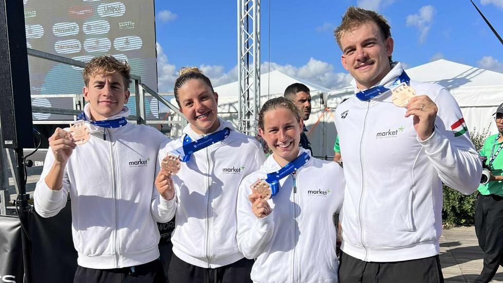 Betlehem Dvid duplzott, Nagy Napsugr bronzrmes a vilgkupn Szardnin 
