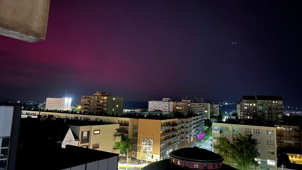 Zalaegerszegről is látható volt a ragyogó sarki fény Zalaegerszegről is látható volt a ragyogó sarki fény