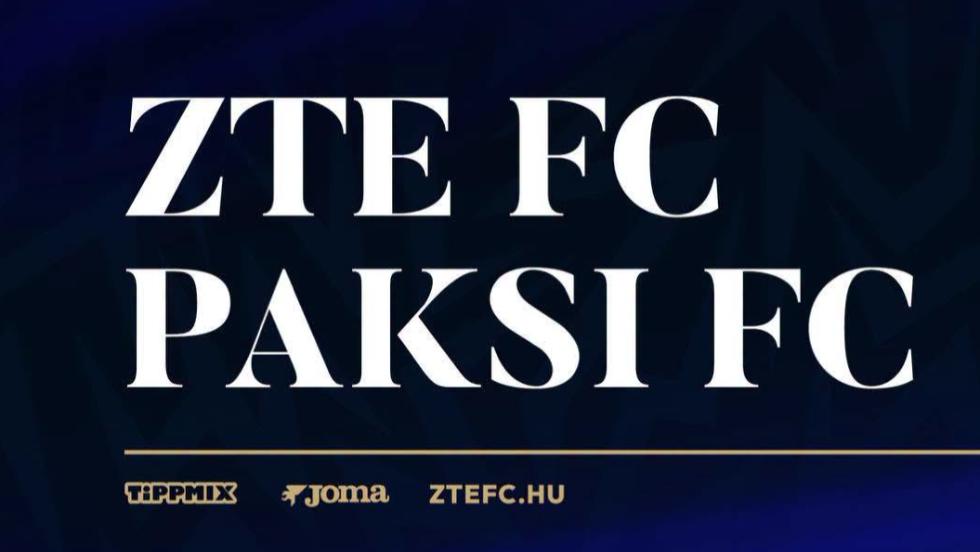 �gy v�ltozik a ZTE FC – Paksi FC m�rk�z�s id�pontja
