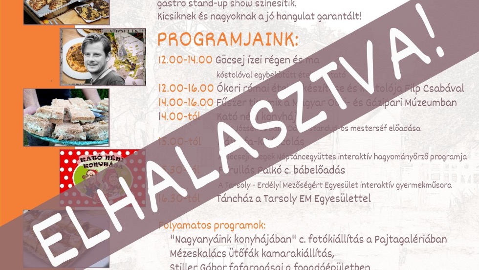 Az időjárás közbeszólt: elhalasztják a Göcsej ízei – Village Food Fesztivált Az időjárás közbeszólt: elhalasztják a Göcsej ízei – Village Food Fesztivált