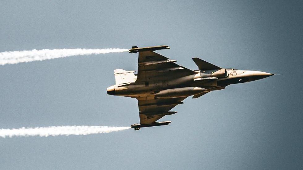 Szolnok mellett lezuhant a Magyar Honv�ds�g egyik Gripen vad�szg�pe – Friss�tve
