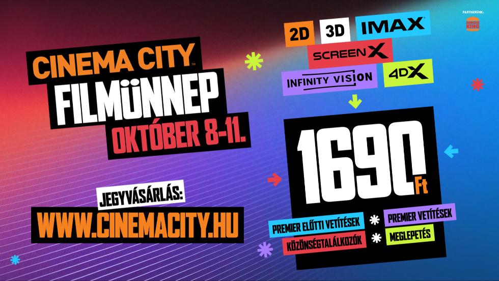 Újra a mozizásé a főszerep: Pörgesd fel az őszt a Cinema City Filmünneppel! (x)
Újra a mozizásé a főszerep: Pörgesd fel az őszt a Cinema City Filmünneppel! (x)