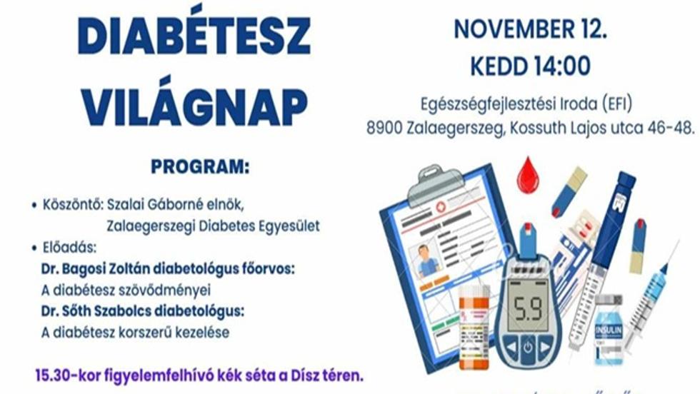 Diabétesz világnap Diabétesz világnap