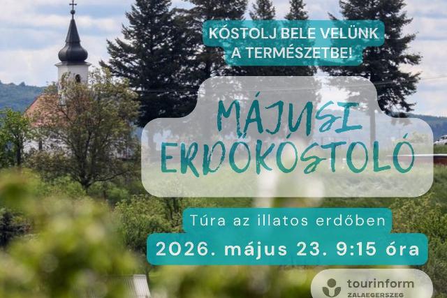 Id�pontv�ltoz�s! M�jusi erd�k�stol� – T�ra az illatos erd�ben